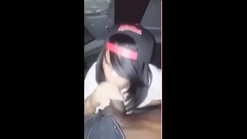 Fucking my Cousin mouth in the car at The bbq