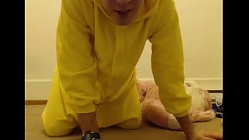 Hot Pikachu boy fucking n cumming