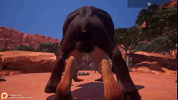 wild life game animation 3d village sex minotaur  cow monster animal bestality master furry