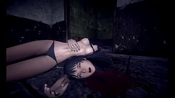 Skinny slut's dead body fucked hard