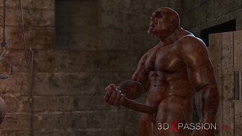 BRUTAL ORGY IN THE DUNGEON. No one knows about Selina's passion. 3dxpassion.com