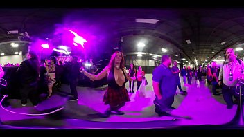 VR video of amateur booby jiggles at EXXXotica NJ 2019