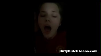 Young teen moans loudly and has massive orgasm || DirtyDutchTeens.com