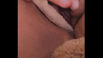 Afghan girl licks her fingers after pussy