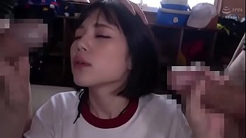 Japanese coach student get fucked by the entire baseball team in the locker and they all cum over her face Part. 1