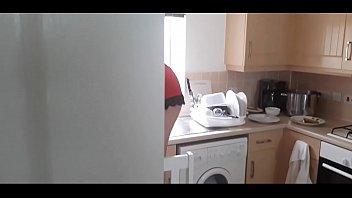The stepfather secretly films his daughter when he was cleaning the house and then forced her to suck his big cock.