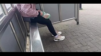 The father follows his daughter and films her to the bus station. When she gets home, she forces her to fuck with him.