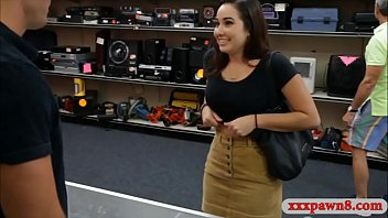 College girl flashes her tits and hot ass then slammed