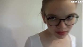 Bespectacled wife sucked off the camera and gave- More videos on WebCamGirls.Fun