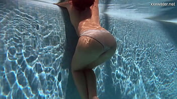 Puzan Bruhova sexy underwater submerged teen