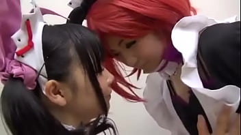 Maki and Nico Lesbian Cosplayers