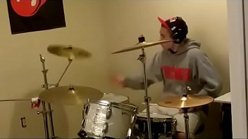 Young Gay Drummer Playing