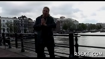 Aroused chap takes a travel in the amsterdam redlight district