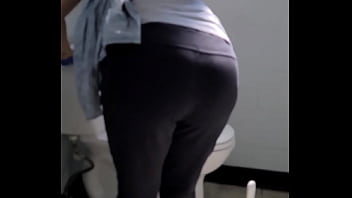 Cleaning lady big butt