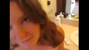 Teen sucks step-brother's dick in bathroom - more on GoTeenGirls.com
